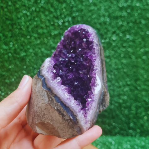 Drusa Ametista Polida do Uruguai - 444grs - Unidade